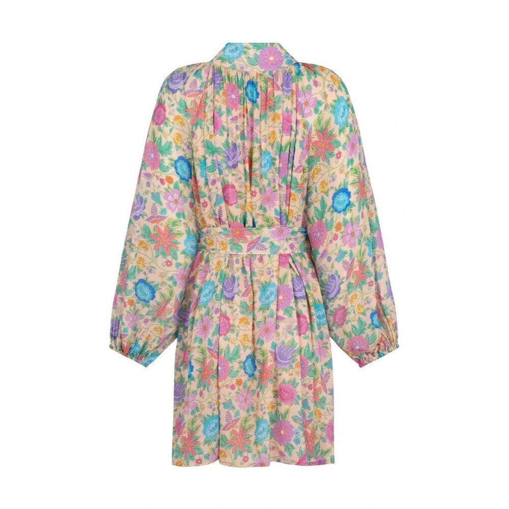 NEW SPELL & the Gypsy Collective Mossy High Neck Mini in Spring Garden Dress XXL